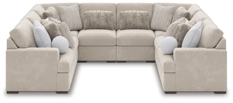 Cuddle Plush Arctic 10-Piece Sectional sofa main front view