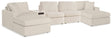 main view of Modmax Oyster 5-Piece Sectional with Audio Console sectional sofa
