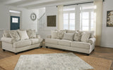 main view of Asanti Fog Sofa and Loveseat furniture set