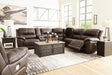Dunleith Chocolate 6-Piece Sectional front view
