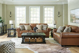 Main view of Carianna Caramel Sofa and Loveseat furniture