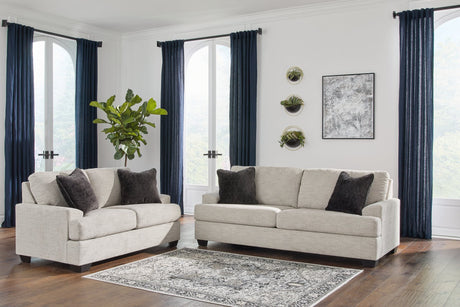 Vayda Pebble Sofa and Loveseat main view
