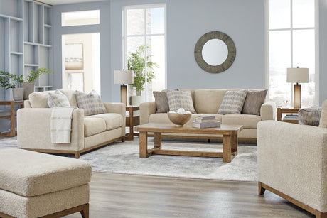 Main view of Parklynn Desert sofa, loveseat, chair and ottoman set