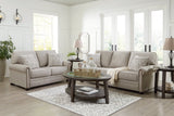 Gaelon Dune Sofa and Loveseat set front view upholstery