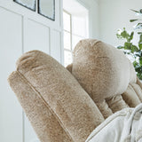 Tip-Off Wheat sofa and loveseat front view