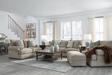 Galemore Quarry sofa front view in Quarry color