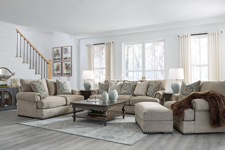 Galemore Quarry sofa front view in Quarry color