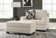 Heartcort Quartz Chair and Ottoman set angled view