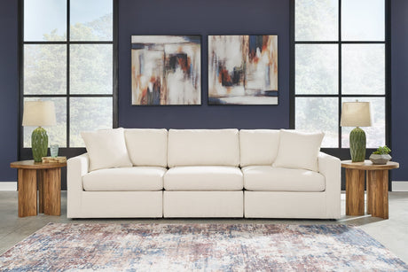 Modmax Oyster 4-Piece Sectional Sofa with Ottoman front angle view