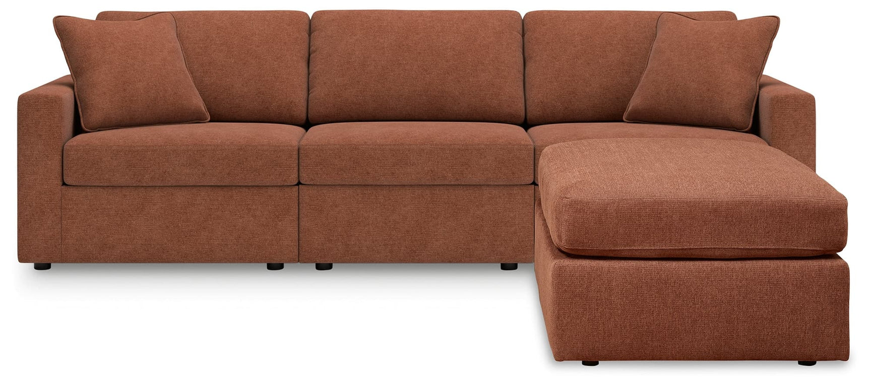 Main view of Modmax Spice 3-Piece Sectional Sofa with Ottoman