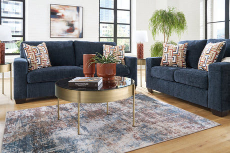 Aviemore Ink Sofa and Loveseat main view