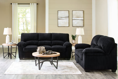 SimpleJoy Onyx Sofa and Loveseat main view