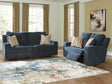 Danum Ink Reclining Sofa front view