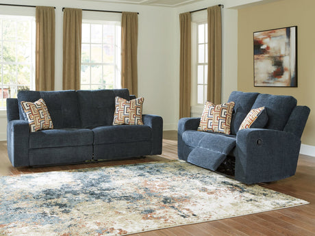 Danum Ink Reclining Sofa front view