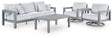 Hurley Gray Park outdoor sofa front view