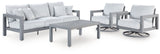 Hurley Gray Park outdoor sofa front view