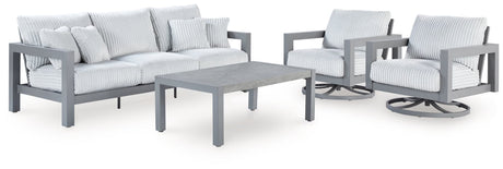 Hurley Gray Park outdoor sofa front view