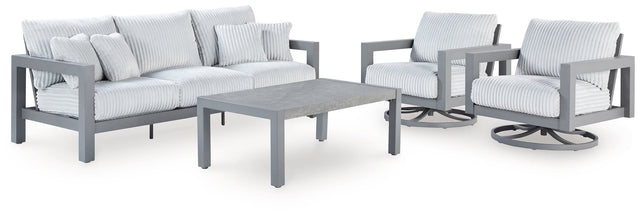 Hurley Gray Park outdoor sofa front view