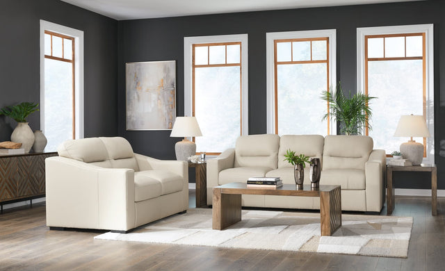 Treasure Almond Trove Sofa and Loveseat, main front view