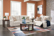 Danum Stone Reclining Sofa front angle view