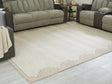 Emorymore Brown and Beige Wool Large Rug full view