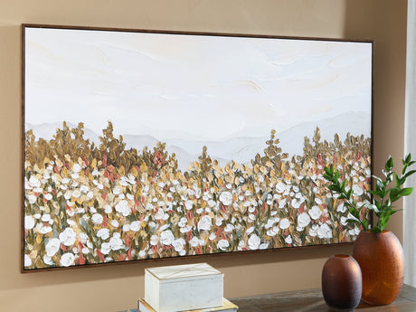 Engelworth Multi Floral Wall Art framed canvas front view