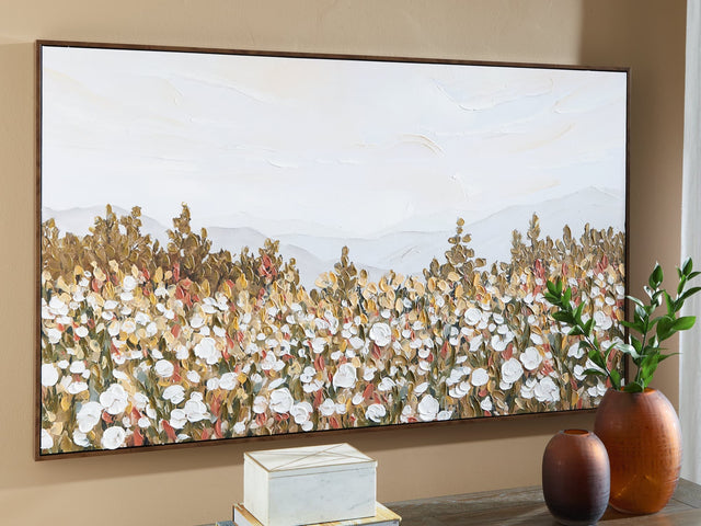 Engelworth Multi Floral Wall Art framed canvas front view