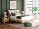 Cielden Two-tone Queen Panel Bed front view