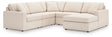 Main view of Modmax 5-Piece Sectional with Chaise in oyster performance fabric