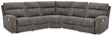 Next-Gen DuraPella 5-Piece Power Reclining Sectional sofa, front view
