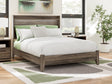 Elbrim Brown Queen Panel Bed front view