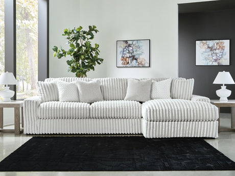 Stupendous Alloy Velvet 2-Piece Sectional sofa with chaise, main view