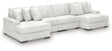 Stupendous Alloy Velvet 4-Piece Sectional with Double Chaise main front view