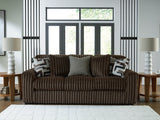 Midnight-Madness Chocolate Sofa main front view