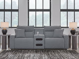 ModMax II Salt and Pepper 3-Piece Power Reclining Sectional front view