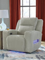 Forest Lake Alloy Chenille Velvet Power Recliner front view
