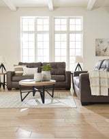 Barlin Umber Mills Sofa and Loveseat set main view