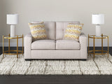 Larimer Stone Chenille Loveseat front view