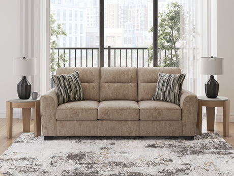 Olten Mocha Chenille Sofa front view