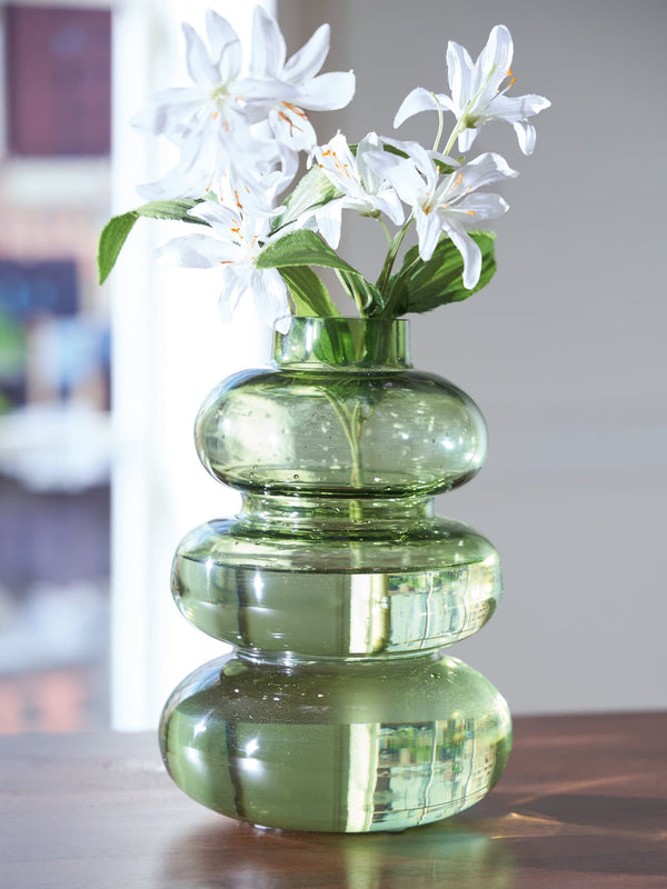 Renethorne Green Vase front view