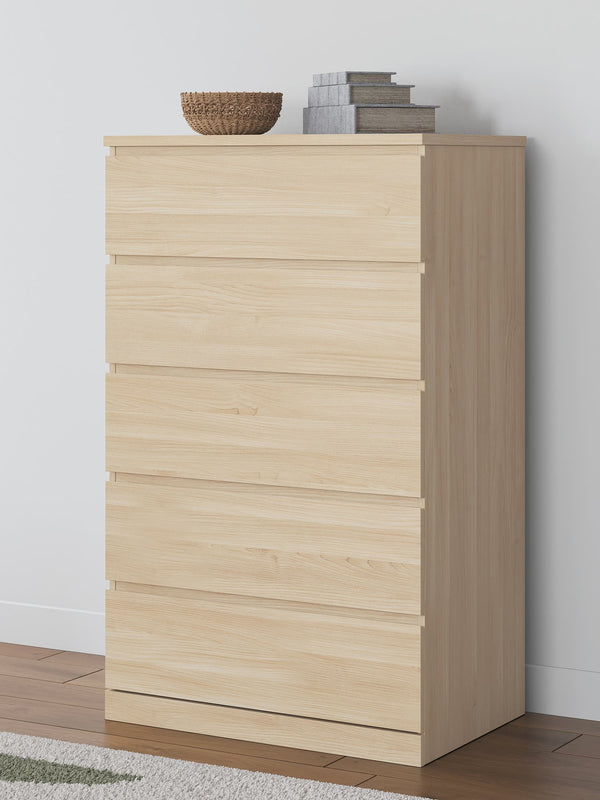 Onita Natural Chest of Drawers front angle view