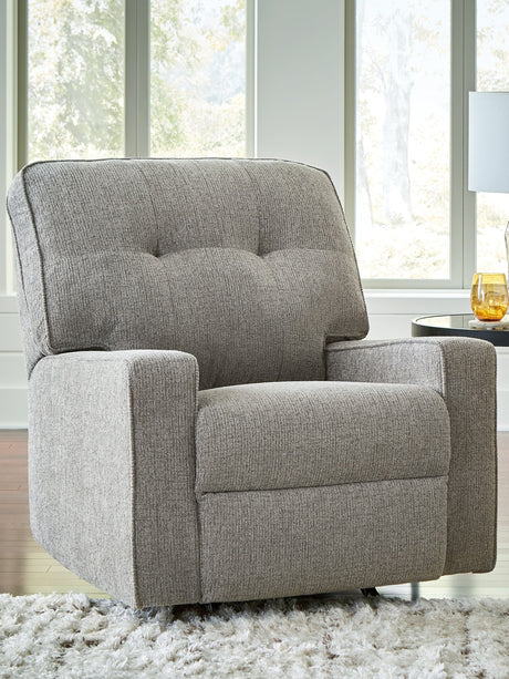 Larimer Iron Chenille Recliner front view