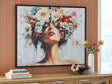Shadwick Multi Floral Wall Art front view
