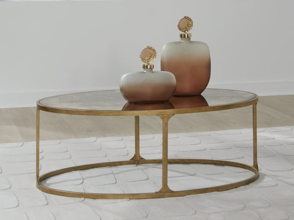 Korajane Antique Gold Coffee Table front view