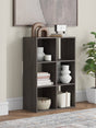 Piperton Charcoal Six-Cube Organizer front view