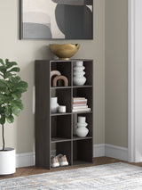 Piperton Charcoal Eight-Cube Organizer front view
