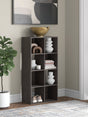 Piperton Charcoal Eight-Cube Organizer front view