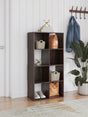 Glosmount Cherry Light Brown 8-Cube Organizer angled view
