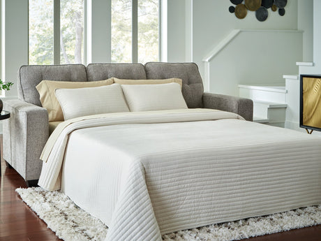 Larimer Iron Chenille Queen Sofa Sleeper straight on view
