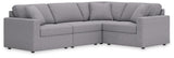 Modmax Granite 4-Piece Sectional sofa main front view